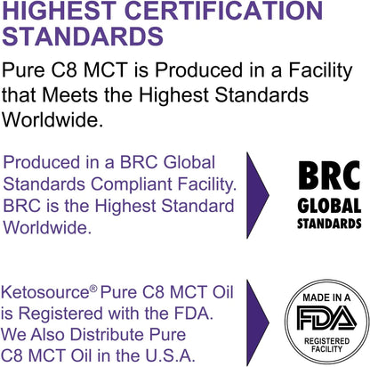 Ketosource Pure C8 MCT-Öl